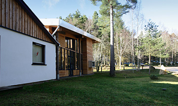 Modern rural school building