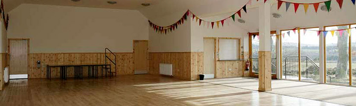 Inside Tullynessle & Forbes community hall