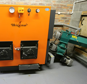 Boiler with feed