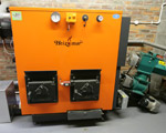 Automated boiler with feed