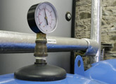 Pressure guage and pipes