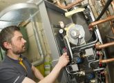 Maintenance engineer and pipes